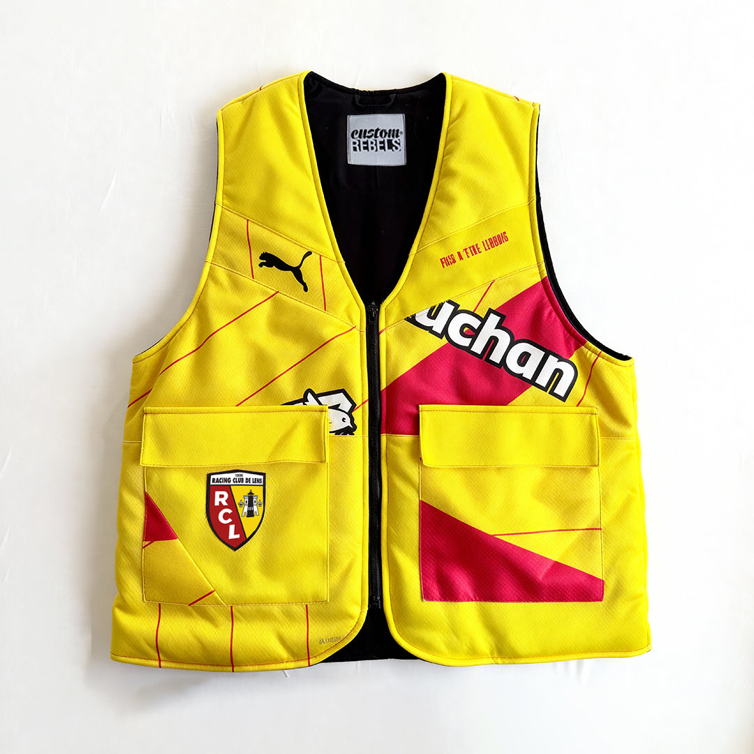 Upcycled Puma Jersey Vest Jacket