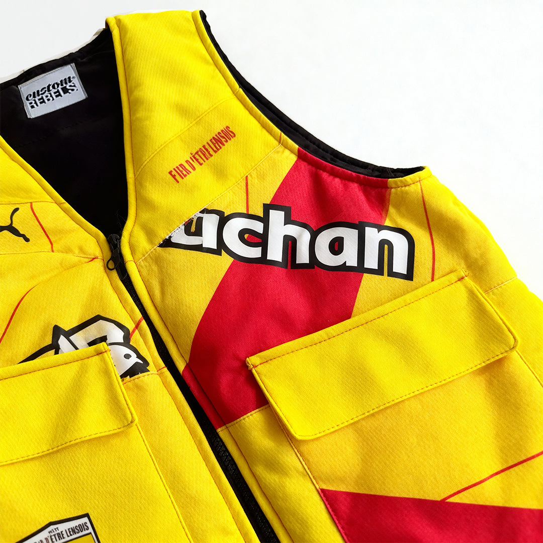 Upcycled Puma Jersey Vest Jacket