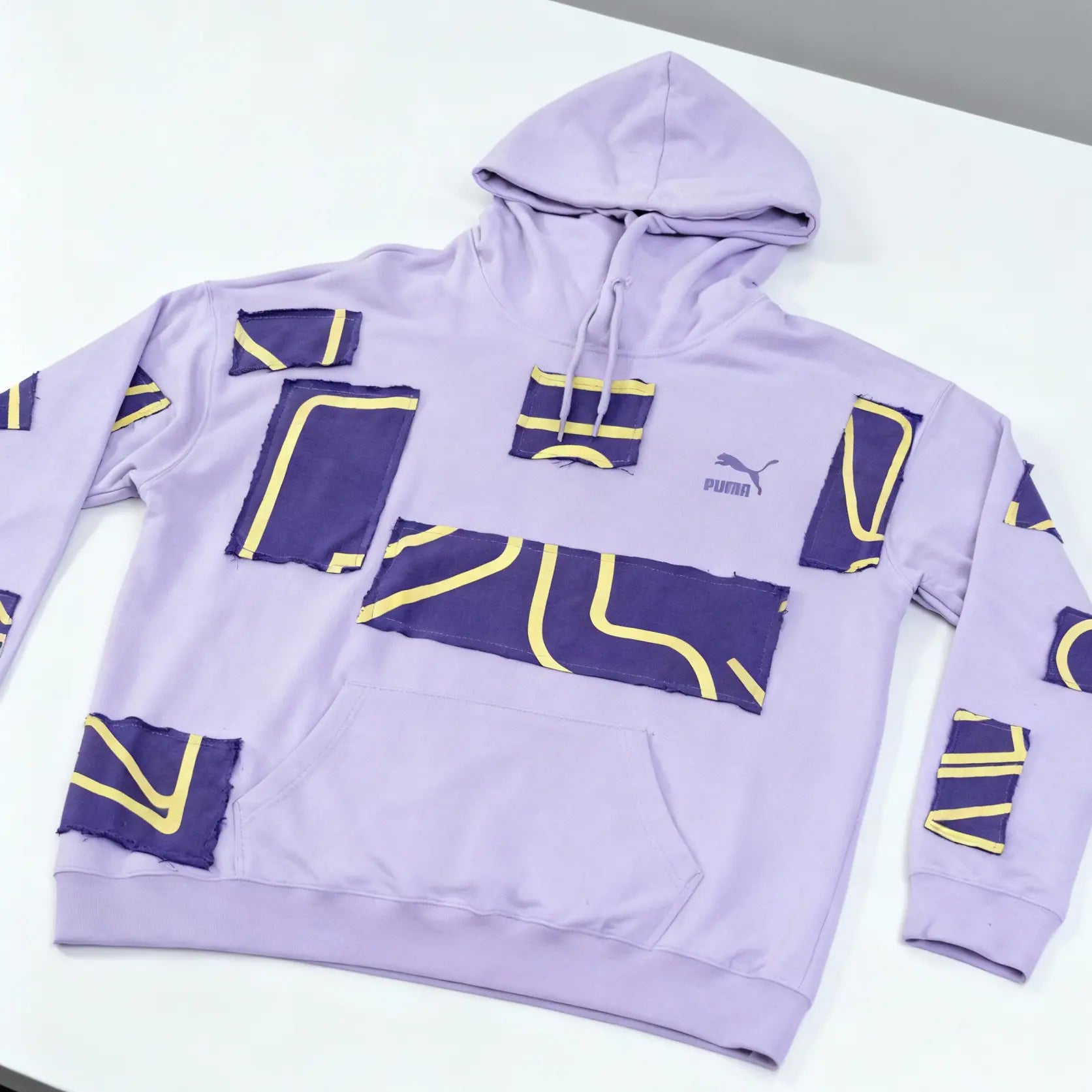 Upcycled Patchwork Hoodie